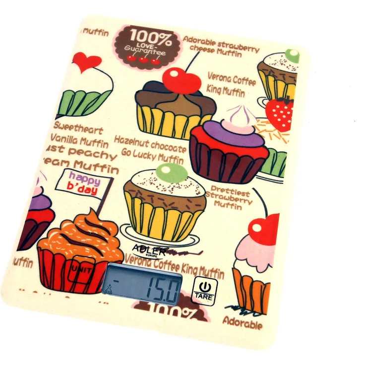 Adler Elektronische Küchenwaage, Mehrfarbig, Einheitsgröße