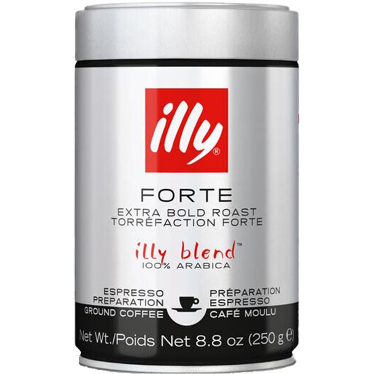 illy Espresso Forte gemahlen, extra starke Röstung 250g