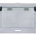 NEG NEG15-AT, Motorhaube, Standard, Breite: 60 cm, Tiefe: 50 cm, Absaugung und Rückführung (mit zusätzlichem Rückführungsset), Silber