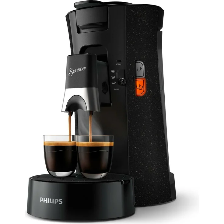 Philips CSA240/20 Senseo Select ECO Black Kaffeepadmaschine, 0,9 l Wassertank, höhenverstellbarer Auslauf – Bild 1