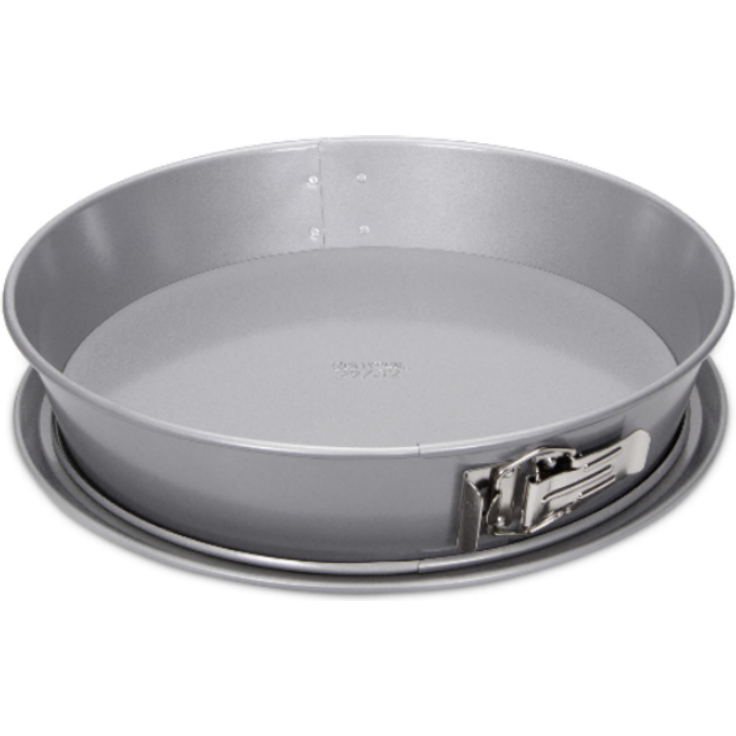 Städter We Love Baking Backform, Metall, Silber, ø 32-29 cm-H 7 cm
