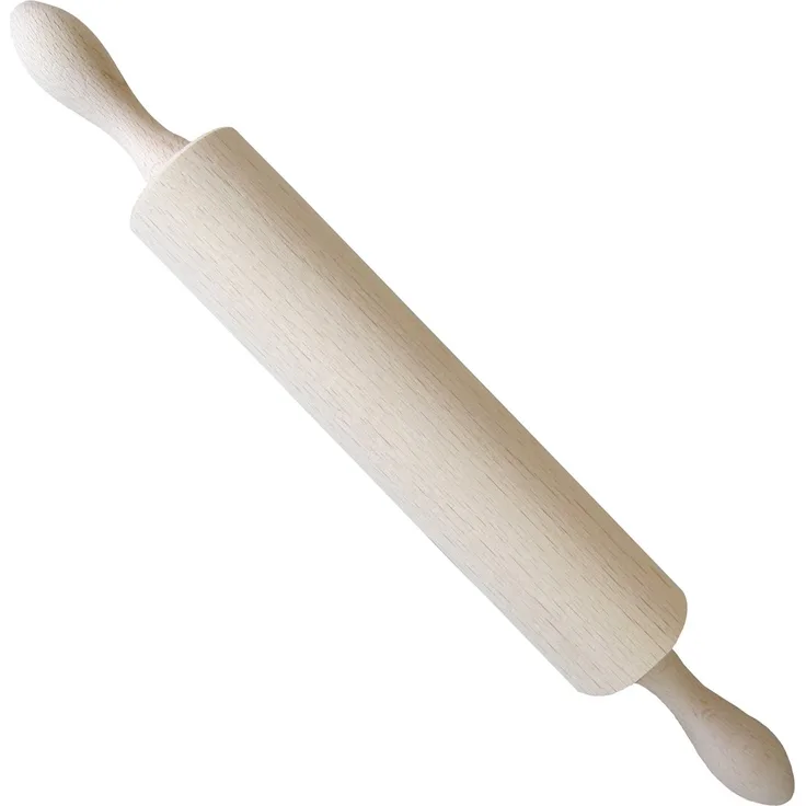 Metaltex Universal-Gewürzmühle 42 cm, FSC Buche Teigrolle Holz mit Achse, braun