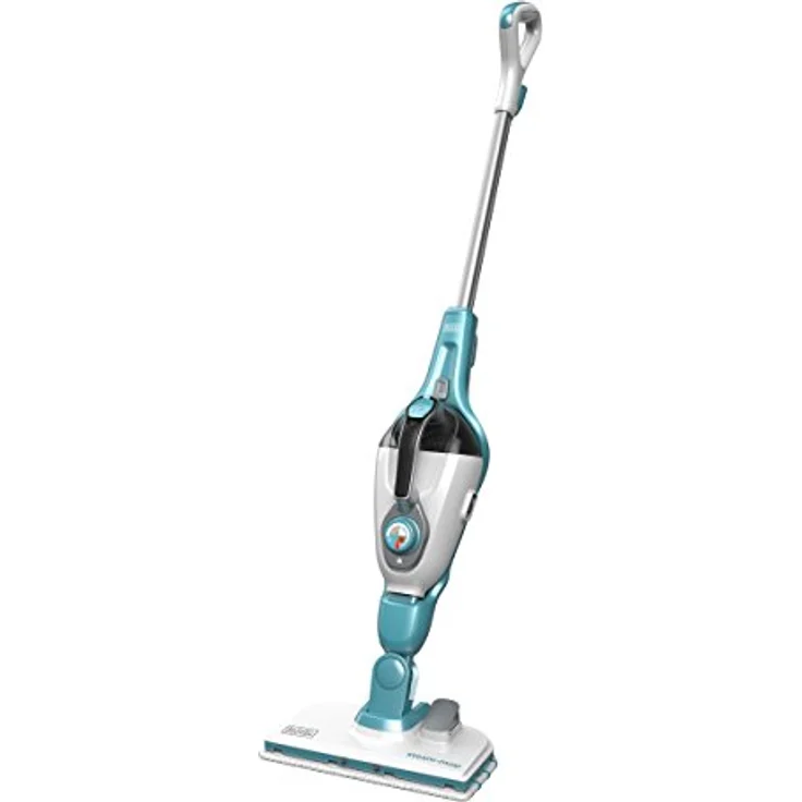 Black + Decker 13-in-1 Dampfbesen-Dampfreiniger Steam-mop (1300 Watt, mit SteaMitt Dampfhandschuh, umfangreiches Zubehör, AutoSelect Technologie für automatische Dampfmenge) FSMH1321JMS – Bild 1