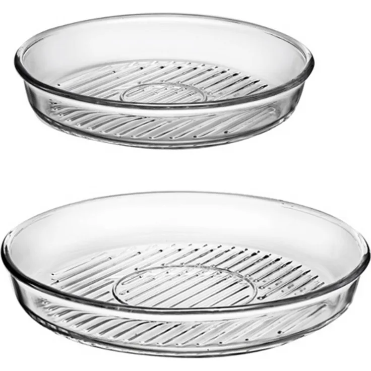 Grill Auflaufformen rund Borcam 2 Größen zur Auswahl: Größe - 32cm