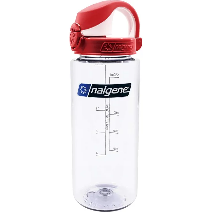 Nalgene Atlantis Trinkflasche transparent-rot 0,6 L