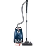 Severin BC 7058 Beutel-Staubsauger (Inklusive Polsterdüse, Parkettdüse und Turbobürste, S´SPECIAL carpet und carpets) blau-rot 