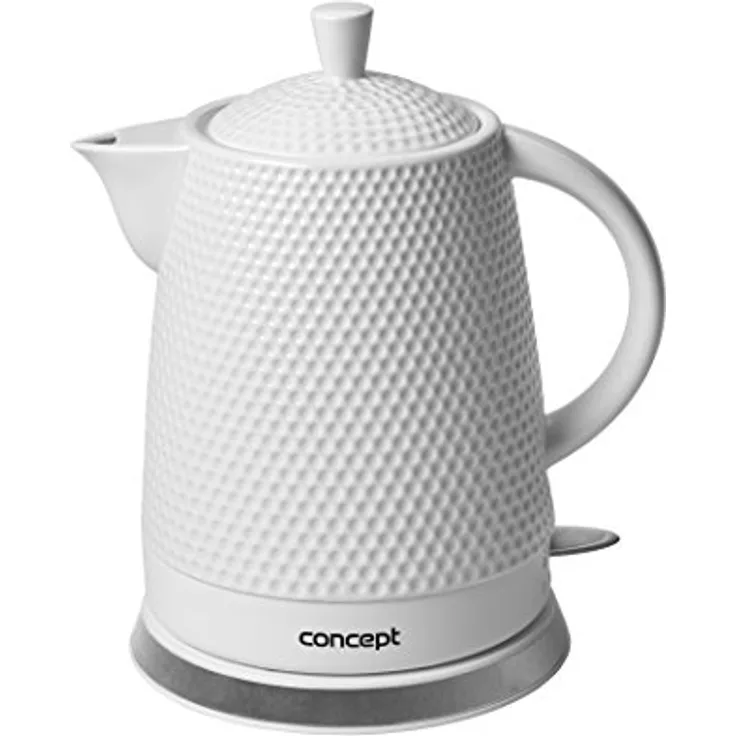 CONPT Hausgeräte RK-0040 Keramik Wasserkocher + 2 Tassen 1.5L 2200W