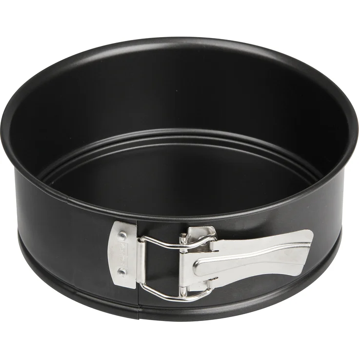 Zenker Springform Ø 18 cm SPECIAL - MINI, kleine Backform mit Flachboden aus Stahlblech, runde Kuchenform mit Antihaftbeschichtung (Farbe: Schwarz), Menge: 1 Stück – Bild 1