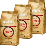 Lavazza Kaffee Qualita Oro, ganze Bohnen, Bohnenkaffee, Set, 3 x 1000 g