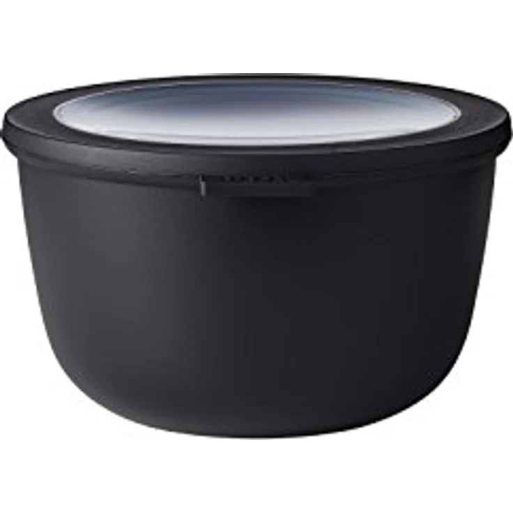 Mepal Multischüssel Cirqula 2000 ml, Plastik, Nordic Schwarz, 19.2 x 11.5 cm