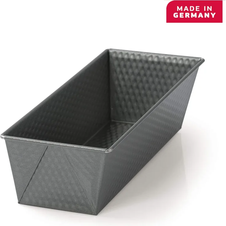 Kaiser Gourmet Königskuchenform, 25 x 11 cm, eckige Backform, antihaftbeschichtet, hitzebeständig bis 230°C