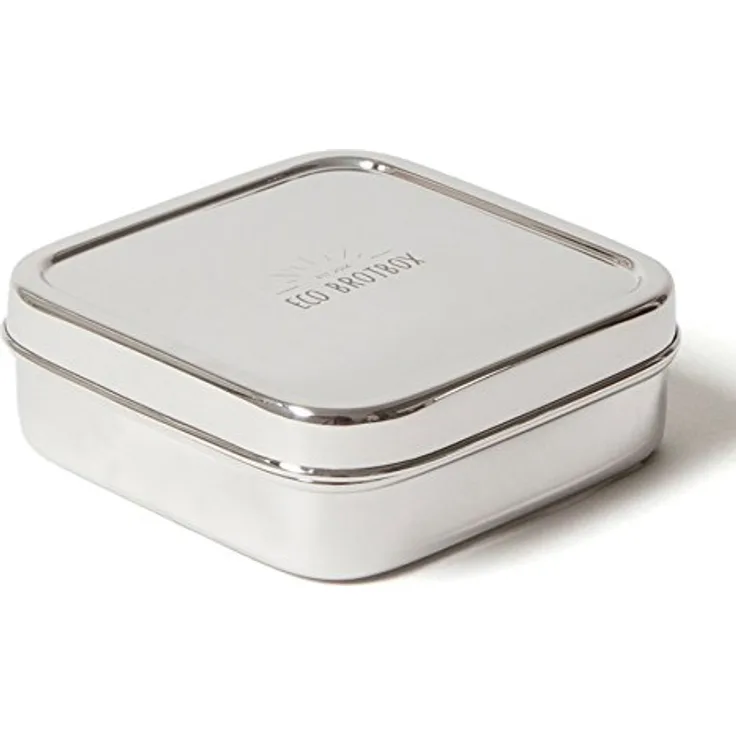 ECObrotbox Lunchbox Classic Edelstahl 500 ml Silber