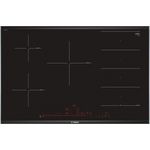 Bosch PXV875DC1E Induktionskochfeld, Einbaugerät, schmaler Rahmen, Touch-Control, Breite 81,6 cm, Anzahl der Kochstellen 4, Leistungsstufen 17, schwarz