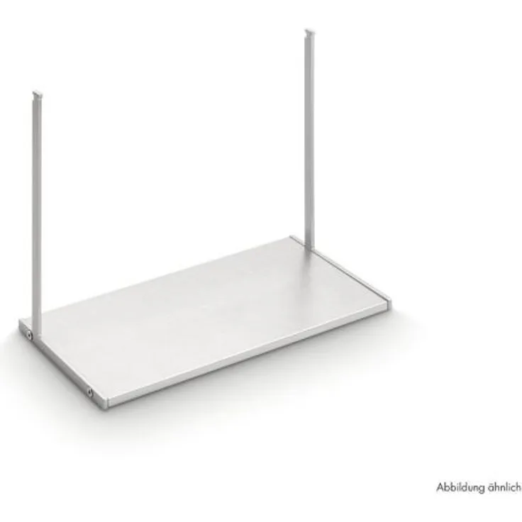 Aurora Ablage 1, Relingsystem, edelstahlfarbig, B 420 mm