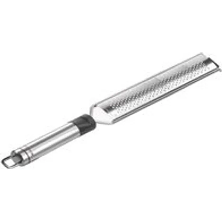 Leifheit Microcut Reibe fein, Microcut steht für extra scharfe und langlebige Klingen, rostfreier Edelstahl, spülmaschinengeeignet, Zester Reibe in edlem Design ideal zum Servieren, Raspel, Hobel