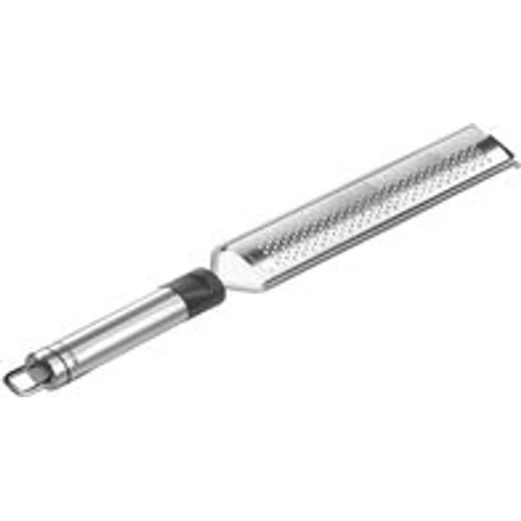 Leifheit Microcut Reibe fein, Microcut steht für extra scharfe und langlebige Klingen, rostfreier Edelstahl, spülmaschinengeeignet, Zester Reibe in edlem Design ideal zum Servieren, Raspel, Hobel