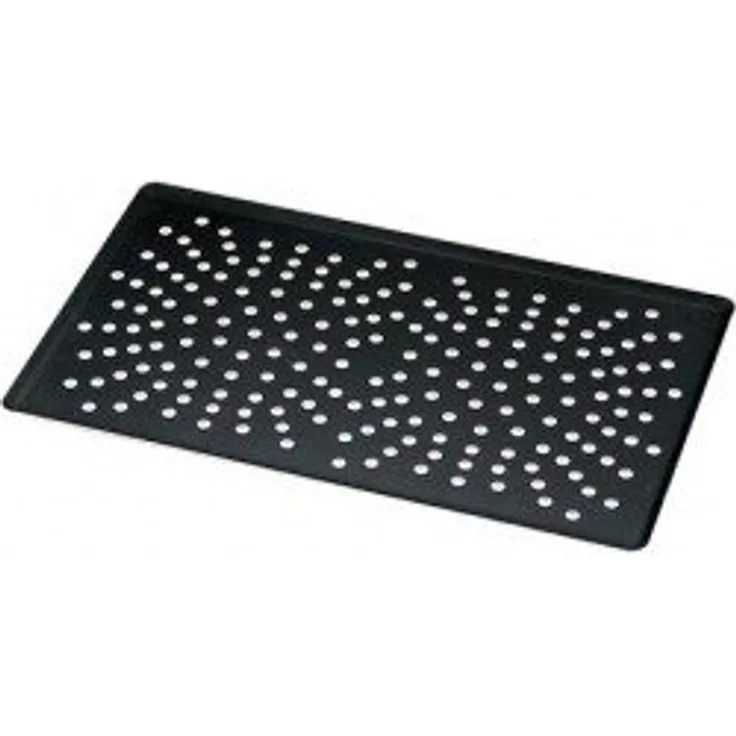 De Buyer 8161.53 'Schock' Platte Vanillesoße perforiert antihaftbeschichtet ? Beschichtetes Aluminium ? Kanten pincés ? 53 x 32,5 cm (GN 1-1)
