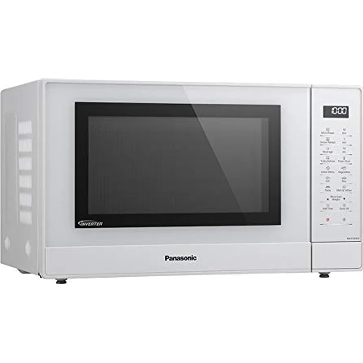 Panasonic NN-ST45KWEPG Inverter Mikrowelle, Standgerät, 1000 Watt, Solo Mikrowelle, 32 Liter Garraum, rostfreier Stahl weiß – Bild 1
