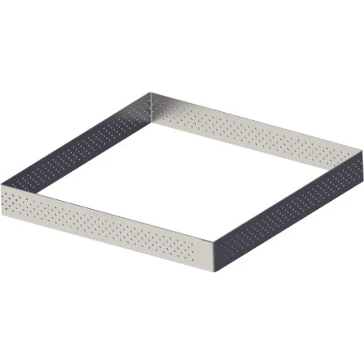 DE BUYER Rahmen, Edelstahl, Silber, 16 x 15.8 x 2 cm
