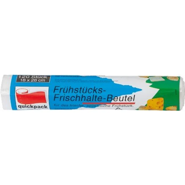 Quickpack 470555 Frühstücksbeutel 120 Stück 1,4 l 