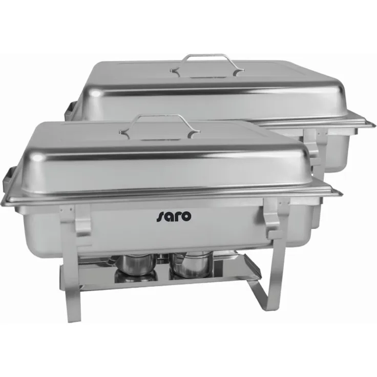 SARO Chafing Dish Twin-Pack ELENA Warmhalteplatte