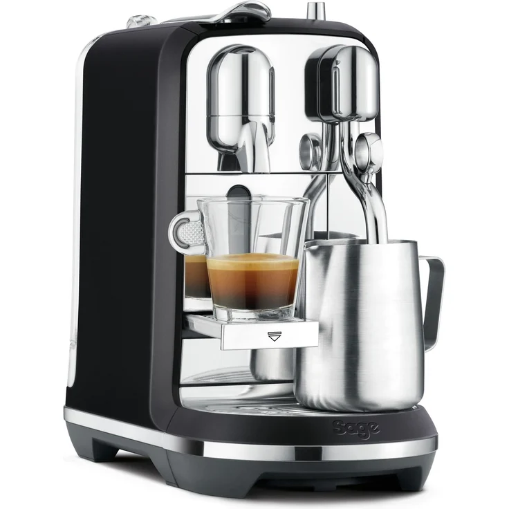 Sage Appliances SNE800BTR2EGE1 the Creatista Plus Nespressomaschine, Mattschwarz Kapselmaschine mit Milchaufschäumer – Bild 1