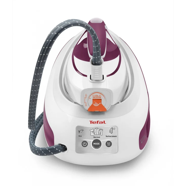 Tefal SV8054 Express Anti-Calc Dampfbügelstation, 2800 Watt, weiß-lila, 1,8 l, Verriegelungs-System, Durilium AirGlide, Abschalt-Automatik, weiß, lila – Bild 4