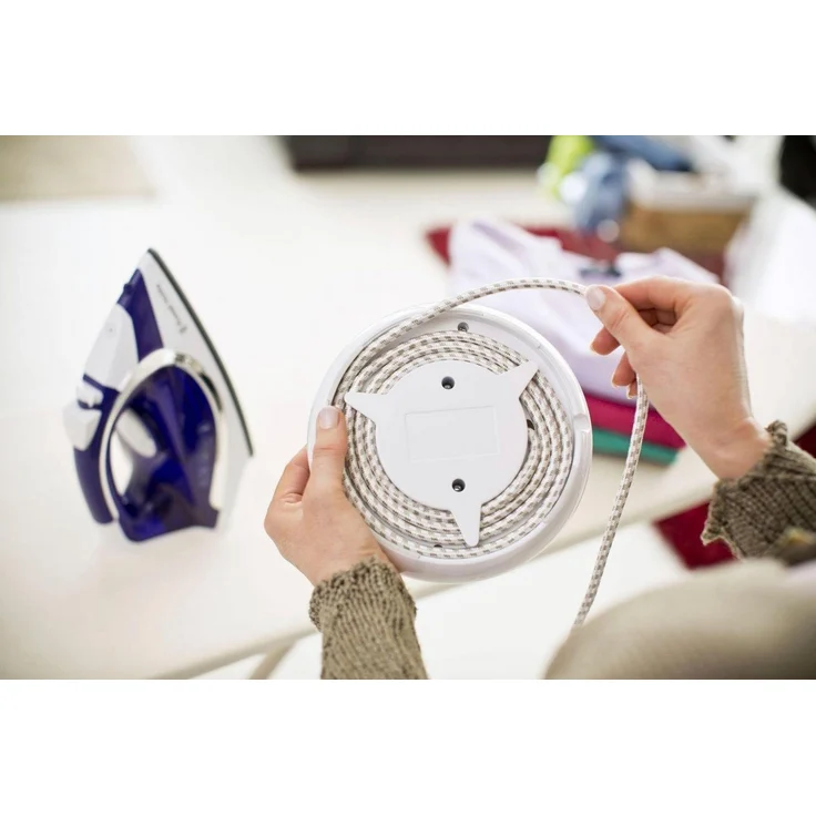 Russell Hobbs 23300-56 Dampfbügeleisen SupremeSteam Cordless, 2400 Watt, kabellos, Basisstation, Keramik-Bügelsohle, lila-weiß – Bild 5