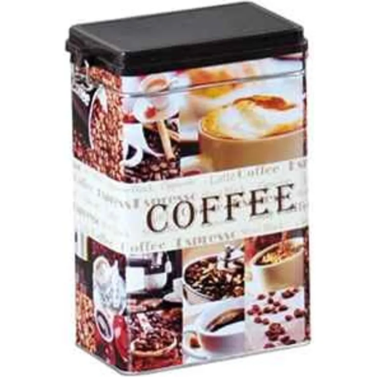 Kesper Aufbewahrungsdose, Metalldose, Küchendose, für Kaffee, eckig, aus Metall, Maße: 118 x 77 x 119 mm, sortiert