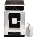 Krups EA891D Evidence Kaffevollautomat, Barista Quattro Force Technologie, 12 Kaffee-Variationen, 3 Tee-Variationen, One-Touch-Cappuccino Funktion metall