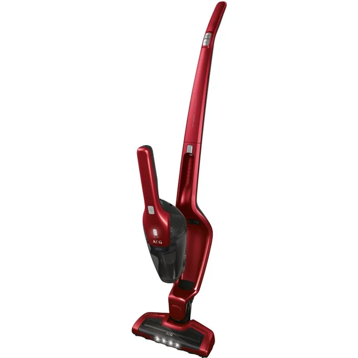 AEG Ergorapido CX7-2-45AN Handstaubsauger, 45 min Akkubetrieb, LED-Frontlicht, 180° Drehgelenk, Bürstenreinigungsfunktion, freistehend, rot – Bild 4