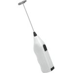 Milchaufschäumer batteriebetrieben, ergonomischer Griff, weiß