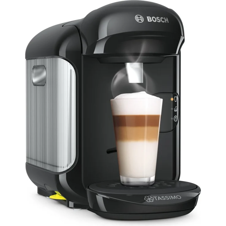 Bosch TAS1402 Tassimo Vivy2 Kapselmaschine, über 70 Getränke, vollautomatisch, geeignet für alle Tassen, kompakte Größe, 1300 W, schwarz – Bild 5