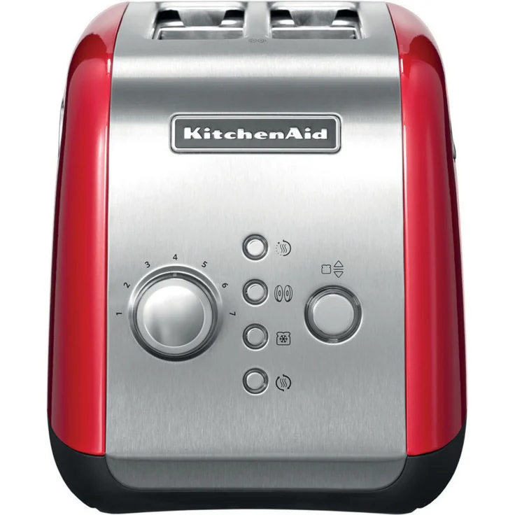 KitchenAid 5KMT221EER Doppelschlitztoaster, 1100W, 7 Bräunungsstufen, rot – Bild 3