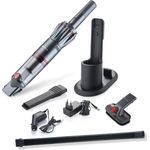 Genius Invictus One Handstaubsauger grau (11 Teile) Maximale Power im Handformat - Beutellos-er und kabellos-er Akku-Staubsauger 90 Watt Hochleistungs-BLDC Motor und Zubehör Handsauger gegen Tierhaare