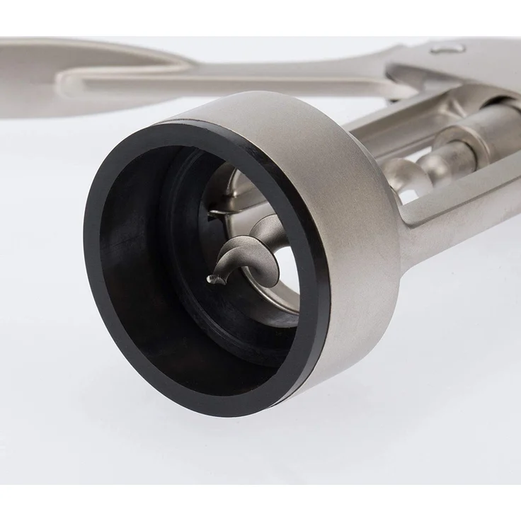 Westmark Hebelkorkenzieher mit Kapselheber, Stahl-Zink-Druckguss, Fino, Edelmattiert, 61605580 – Bild 6