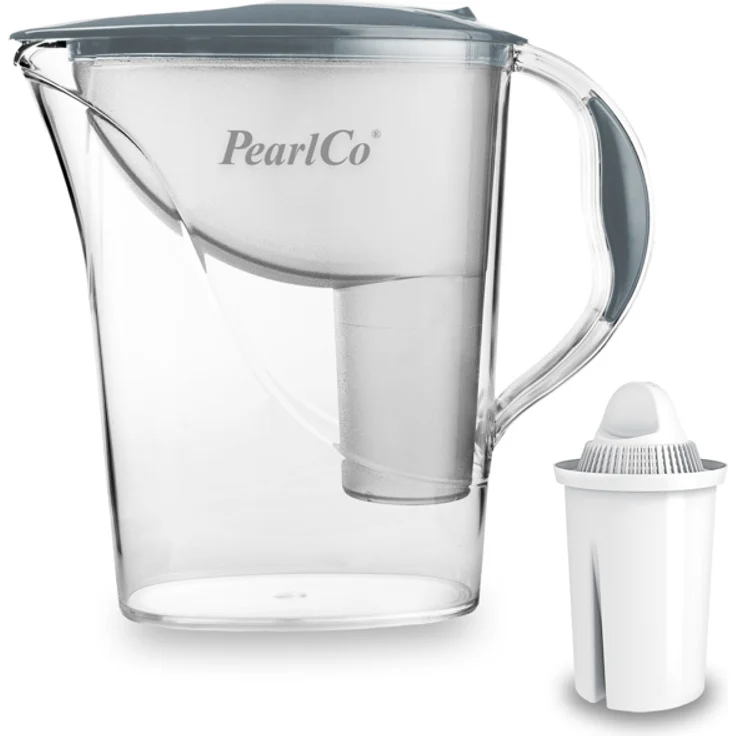 PearlCo Wasserfilter Standard grau inkl. 1 Universal Filterkartusche – Bild 1
