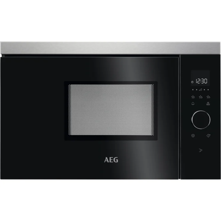 AEG MBB1756SEM 60cm Mikrowelle, Einbaugerät, 800 Watt, 17 Liter Garraum, Touch-Bedienung, Display mit Uhr – Bild 1
