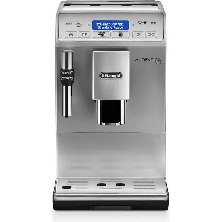 De'Longhi Autentica Plus ETAM 29.620.SB Kaffeevollautomat (1450 W, 1,4 l, Dampfdüse) silber-schwarz – Bild 2