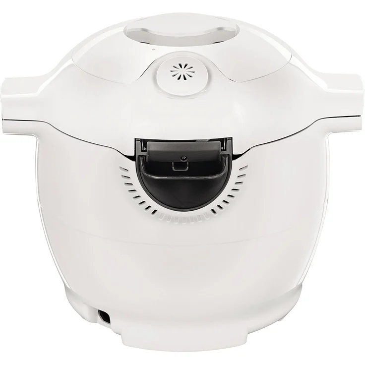 Krups CZ7101 Cook4Me+ Multikocher, 1200 Watt, elektrischer Schnellkochtopf, Garen unter Druck für schnelle und frische Gerichte, 6 Liter Fassungsvermögen, weiß-grau – Bild 4