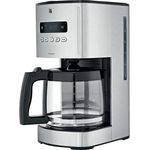 WMF Skyline Digital Filterkaffeemaschine mit Aromawahl, für 12 Tassen, Glaskanne, silber