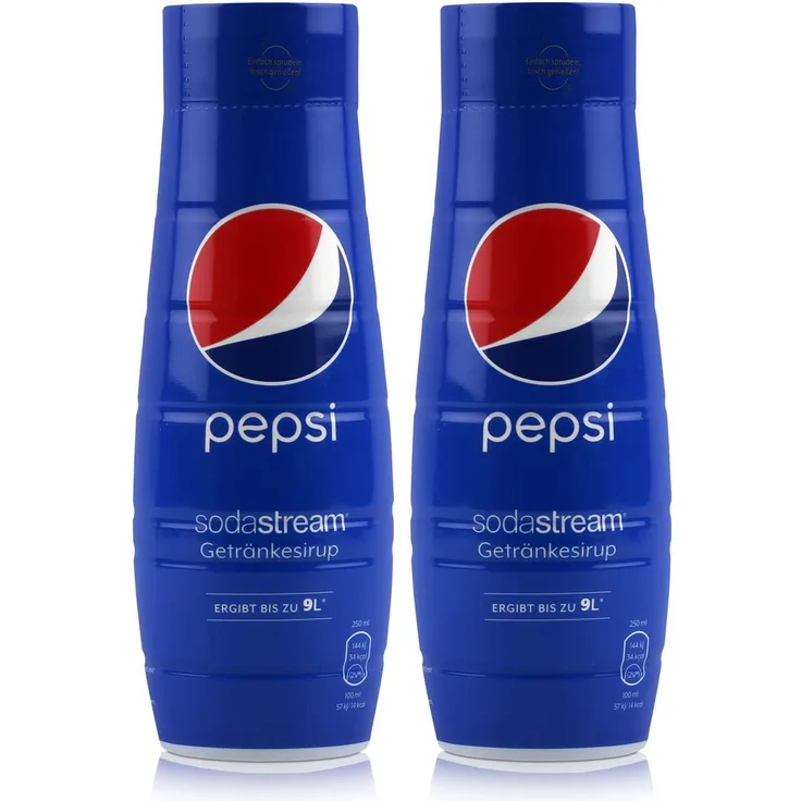 SodaStream Getränke-Sirup Softdrink Pepsi 440ml, 2er Pack