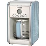 Ariete 1342 1342BL 12-Tassen-Kaffeemaschine Vintage, 2000 W, blau, Kunststoff, 2.1 liters
