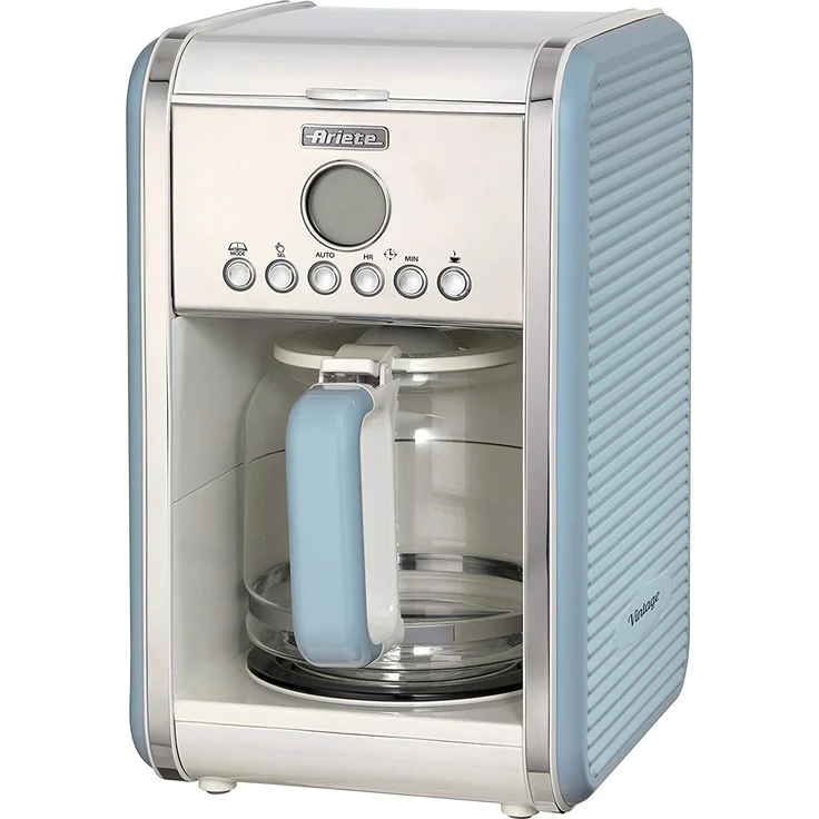 Ariete 1342 1342BL 12-Tassen-Kaffeemaschine Vintage, 2000 W, blau, Kunststoff, 2.1 liters – Bild 1
