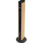 Solis Turmventilator mit Temperaturanzeige und Fernbedienung, Eingebauter Staubfilter, 91 cm Höhe, Easy Breezy Wood Effect (Typ 757), 970.50