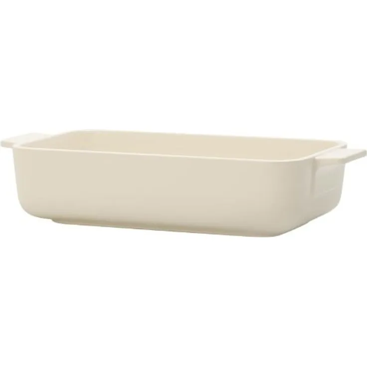 Villeroy & Boch Clever Cooking Rechteckige Backform, 24 x 14 cm, Premium Porzellan, Weiß