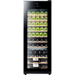 Haier WS50GA Weinkühlschrank, freistehend, schwarz, 50 Flaschen, LED, Display, Breite 50 cm