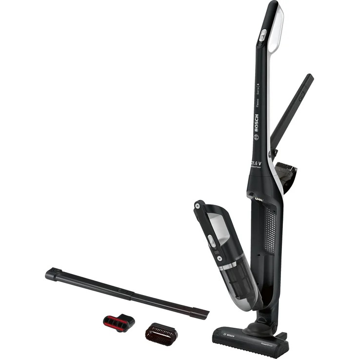 Bosch BBH32101 Flexxo Handstaubsauger, 50 min Akkubetrieb, Zyklon-Technologie, 2 Saugmodi, schwarz – Bild 3