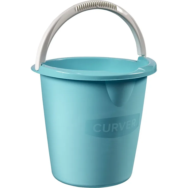 CURVER Eimer 10 L in Molokai blau, Plastik, 29.3 x 29.3 x 28 cm