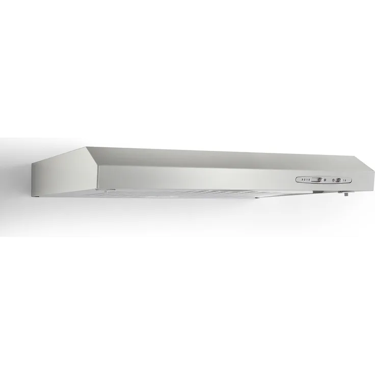 PKM UBH5000H2, Motorhaube, Standard, Breite: 60 cm, Tiefe: 46.5 cm, Absaugung und Rückführung (mit zusätzlichem Rückführungsset), Silber